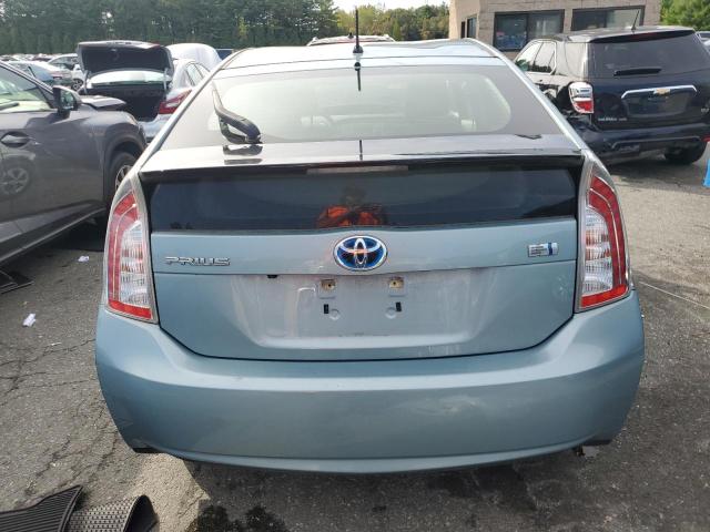 JTDKN3DU8F1889643 - 2015 TOYOTA PRIUS BLUE photo 6