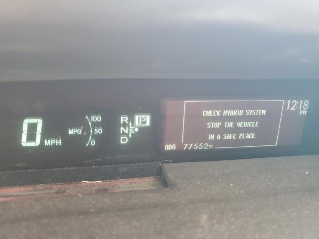 JTDKN3DU8F1889643 - 2015 TOYOTA PRIUS BLUE photo 9