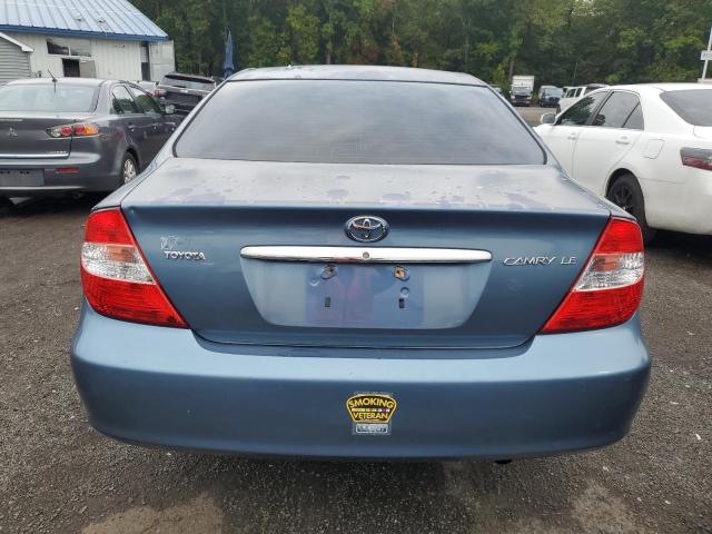 4T1BE32K23U699327 - 2003 TOYOTA CAMRY LE BLUE photo 6