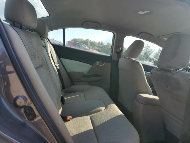 19XFB2F52FE706132 - 2015 HONDA CIVIC LX ნაცრისფერი ფოტო 10