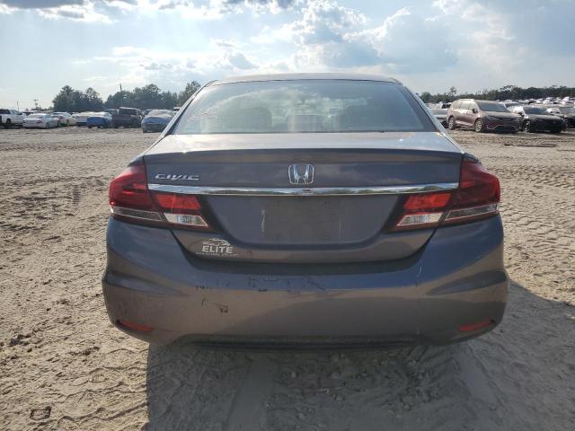 19XFB2F52FE706132 - 2015 HONDA CIVIC LX ნაცრისფერი ფოტო 6