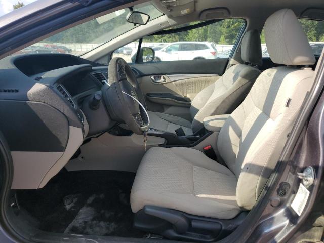 19XFB2F52FE706132 - 2015 HONDA CIVIC LX ნაცრისფერი ფოტო 7