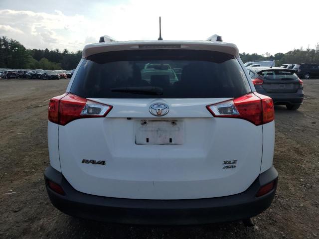 JTMRFREVXD5000689 - 2013 TOYOTA RAV4 XLE WHITE photo 6
