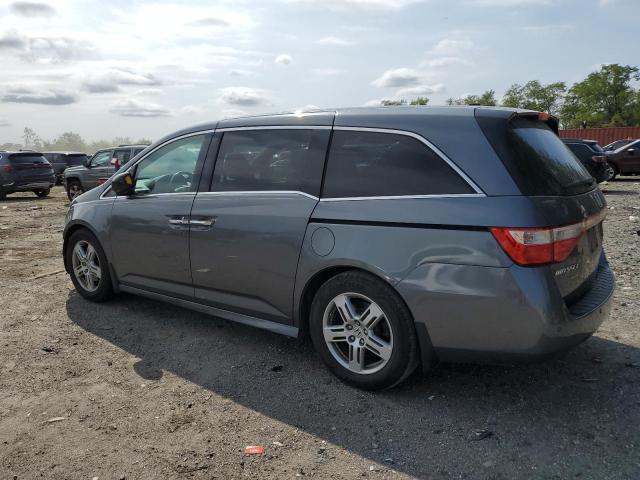 5FNRL5H9XBB062301 - 2011 HONDA ODYSSEY TOURING GRAY photo 2