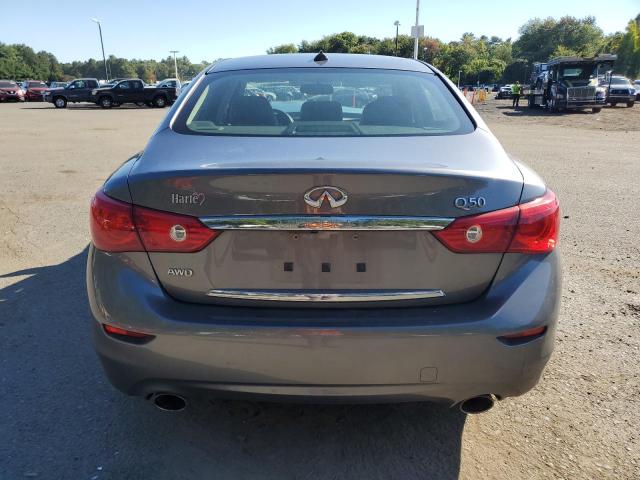 JN1BV7AR7FM419094 - 2015 INFINITI Q50 BASE SILVER photo 6