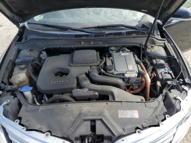 3LN6L2LU4FR627848 - 2015 LINCOLN MKZ HYBRID BLACK photo 11