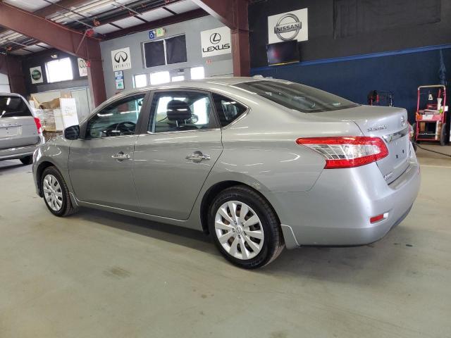 3N1AB7AP1DL795039 - 2013 NISSAN SENTRA S SILVER photo 2