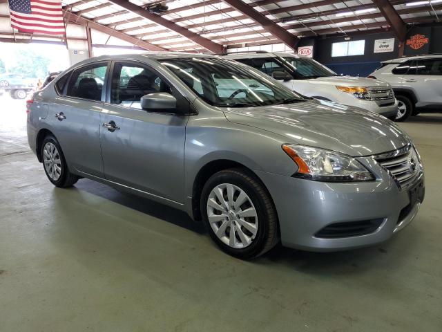 3N1AB7AP1DL795039 - 2013 NISSAN SENTRA S SILVER photo 4