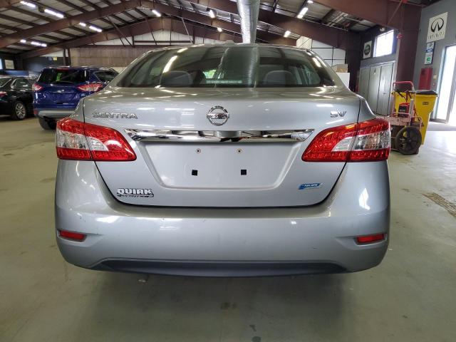 3N1AB7AP1DL795039 - 2013 NISSAN SENTRA S SILVER photo 6