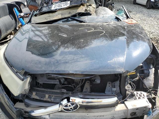 5TDJKRFH8GS225046 - 2016 TOYOTA HIGHLANDER XLE შავი ფოტო 12