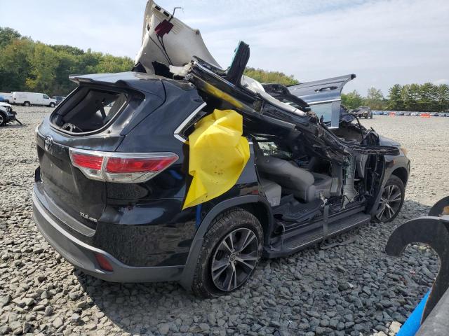 5TDJKRFH8GS225046 - 2016 TOYOTA HIGHLANDER XLE შავი ფოტო 3