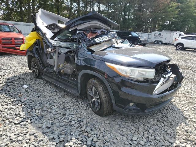 5TDJKRFH8GS225046 - 2016 TOYOTA HIGHLANDER XLE შავი ფოტო 4
