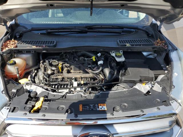 1FMCU0JD6HUA87521 - 2017 FORD ESCAPE TITANIUM 银色 照片 11