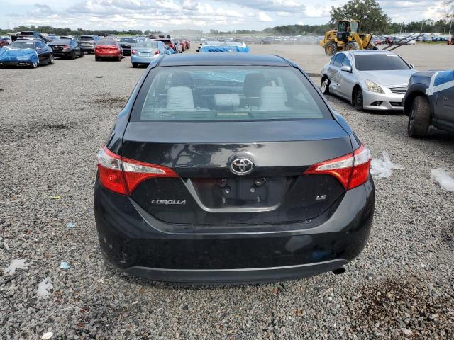 2T1BURHE3FC275054 - 2015 TOYOTA COROLLA L BLACK photo 6