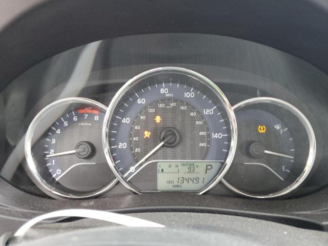 2T1BURHE3FC275054 - 2015 TOYOTA COROLLA L BLACK photo 9