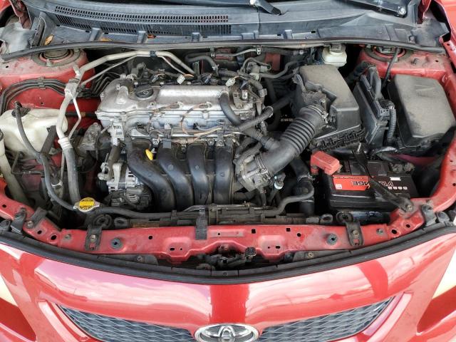 JTDBL40E69J009702 - 2009 TOYOTA COROLLA BASE RED photo 11