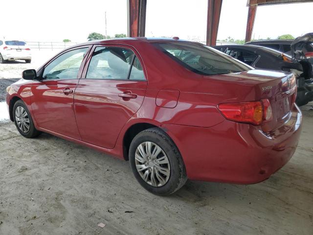 JTDBL40E69J009702 - 2009 TOYOTA COROLLA BASE RED photo 2