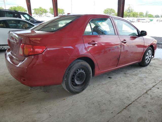JTDBL40E69J009702 - 2009 TOYOTA COROLLA BASE RED photo 3