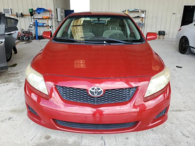 JTDBL40E69J009702 - 2009 TOYOTA COROLLA BASE RED photo 5