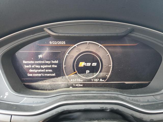 WUAPWAF50JA902135 - 2018 AUDI RS5 Czerwony zdjęcie 9