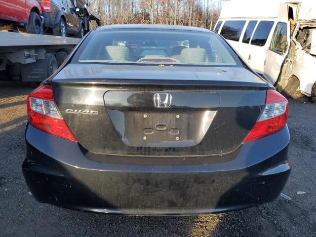 19XFB2F53CE347501 - 2012 HONDA CIVIC LX BLACK photo 6