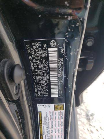 JTDEPMAE1NJ229582 - 2022 TOYOTA COROLLA LE 黑色 照片 12