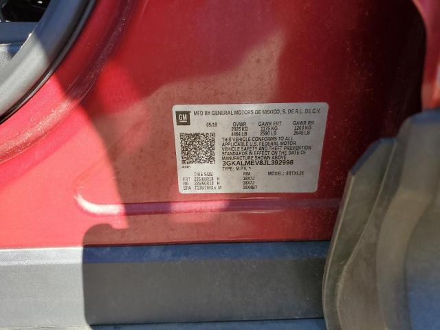 3GKALMEV8JL392998 - 2018 GMC TERRAIN SLE Rojo foto 12