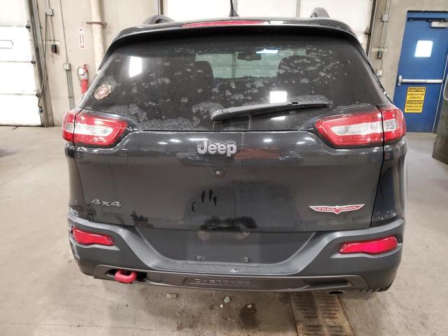1C4PJMBS7EW240748 - 2014 JEEP CHEROKEE TRAILHAWK BLACK photo 6