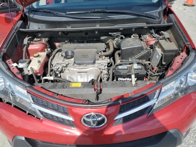 JTMYFREV5DD005901 - 2013 TOYOTA RAV4 LIMITED Қызыл фото 11