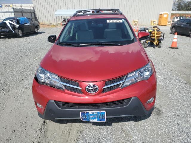 JTMYFREV5DD005901 - 2013 TOYOTA RAV4 LIMITED Қызыл фото 5