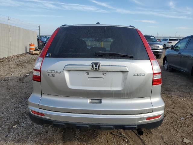 JHLRE4H73BC012620 - 2011 HONDA CR-V EXL SILVER photo 6