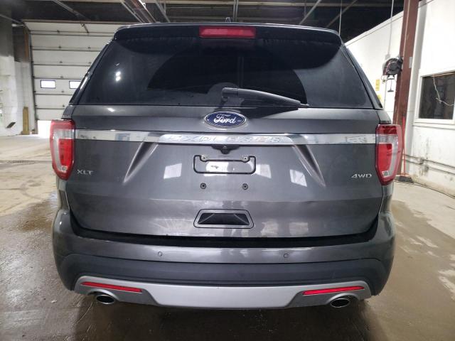 1FM5K8D87GGB77303 - 2016 FORD EXPLORER XLT Grau Foto 6