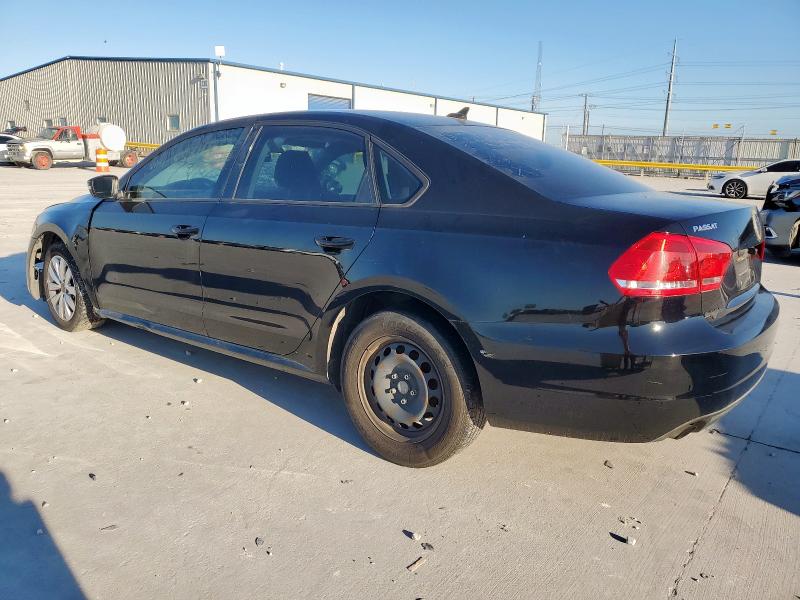 1VWAS7A36FC041205 - 2015 VOLKSWAGEN PASSAT S შავი ფოტო 2