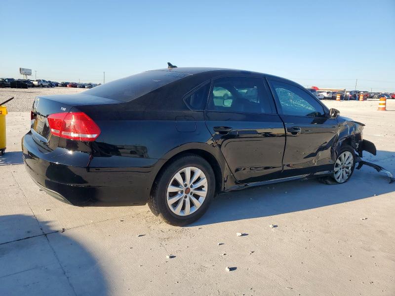 1VWAS7A36FC041205 - 2015 VOLKSWAGEN PASSAT S შავი ფოტო 3