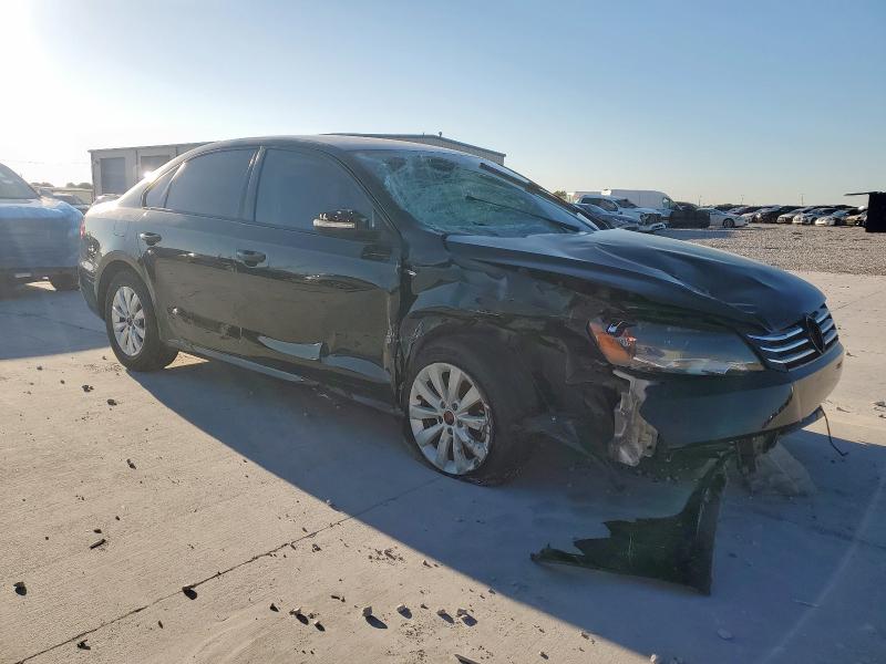 1VWAS7A36FC041205 - 2015 VOLKSWAGEN PASSAT S შავი ფოტო 4