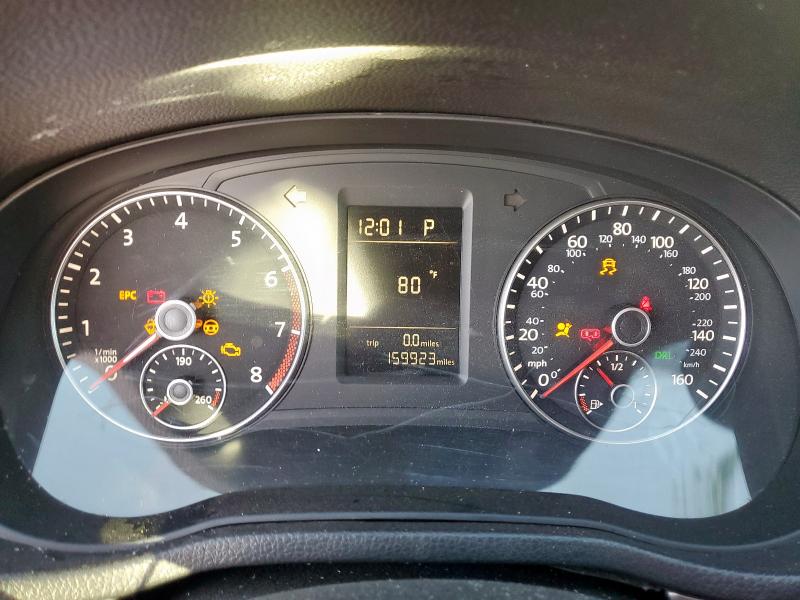 1VWAS7A36FC041205 - 2015 VOLKSWAGEN PASSAT S შავი ფოტო 9