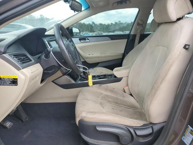 5NPE24AF1HH594624 - 2017 HYUNDAI SONATA SE GRAY photo 7
