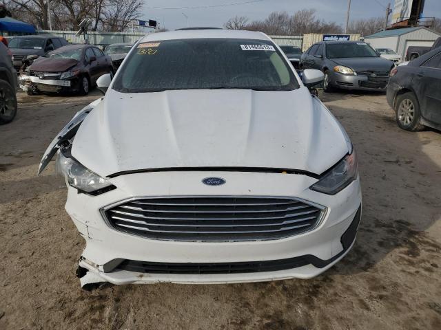 3FA6P0HD5LR108539 - 2020 FORD FUSION SE WHITE photo 5