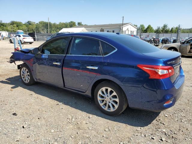 3N1AB7AP7KY248521 - 2019 NISSAN SENTRA S BLUE photo 2