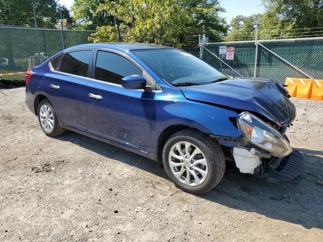 3N1AB7AP7KY248521 - 2019 NISSAN SENTRA S BLUE photo 4