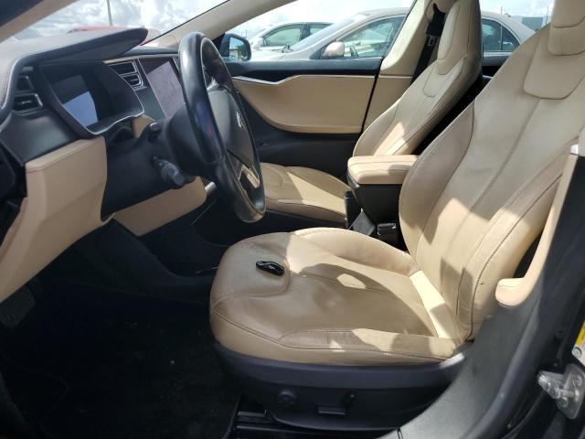 5YJSA1H13EFP40031 - 2014 TESLA MODEL S 蓝色 照片 7