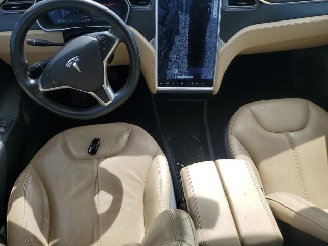 5YJSA1H13EFP40031 - 2014 TESLA MODEL S 蓝色 照片 8