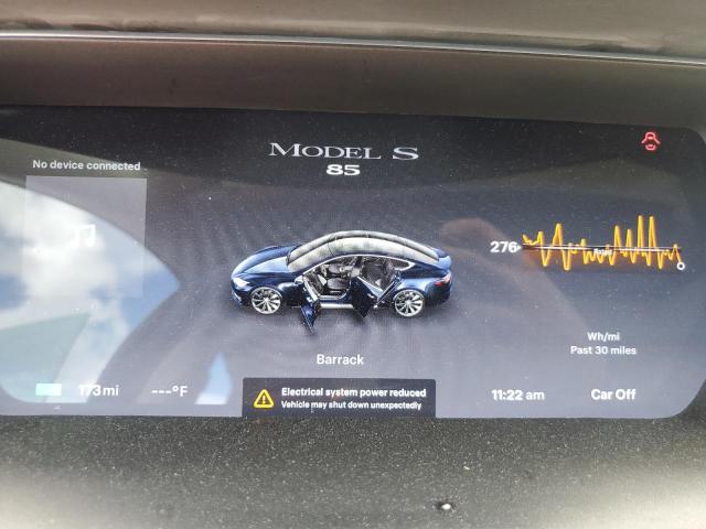 5YJSA1H13EFP40031 - 2014 TESLA MODEL S 蓝色 照片 9