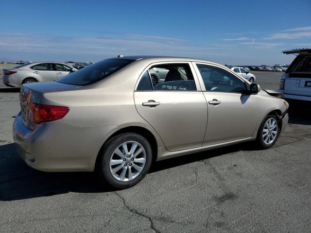 2T1BU4EE4AC436883 - 2010 TOYOTA COROLLA BASE BEIGE photo 3