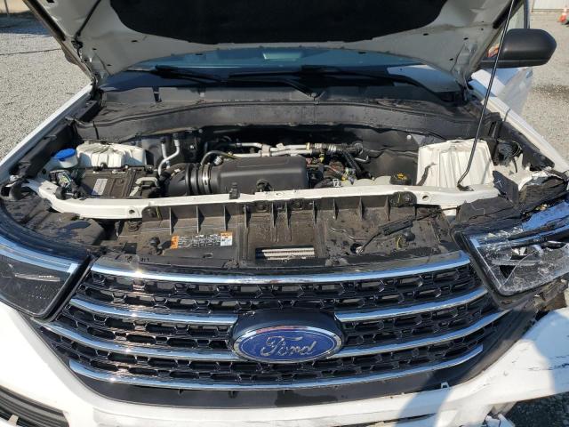1FMSK7DH4MGB67031 - 2021 FORD EXPLORER XLT WHITE photo 11