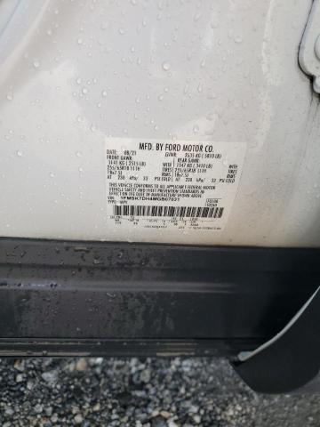 1FMSK7DH4MGB67031 - 2021 FORD EXPLORER XLT WHITE photo 13