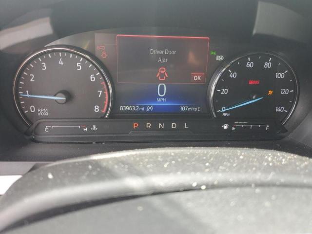 1FMSK7DH4MGB67031 - 2021 FORD EXPLORER XLT WHITE photo 9