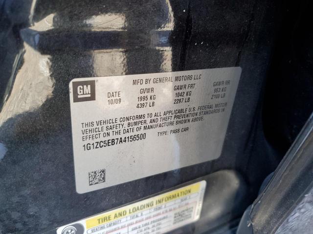 1G1ZC5EB7A4156500 - 2010 CHEVROLET MALIBU 1LT 黑色 照片 12