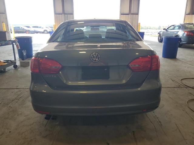 3VW2K7AJ3EM232144 - 2014 VOLKSWAGEN JETTA BASE ნაცრისფერი ფოტო 6