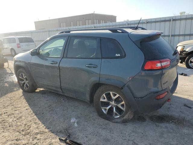 1C4PJMBS0EW186189 - 2014 JEEP CHEROKEE TRAILHAWK GRAY photo 2